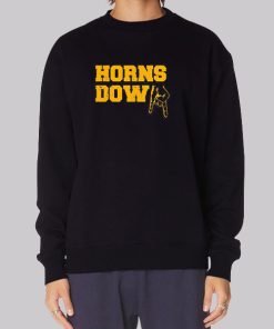 Funny Horns Down Wvu Hoodie