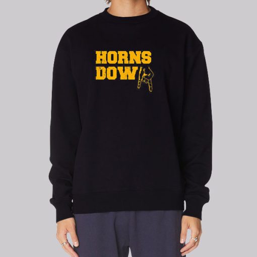 Funny Horns Down Wvu Hoodie