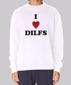 Funny I Heart Dilfs Hoodie