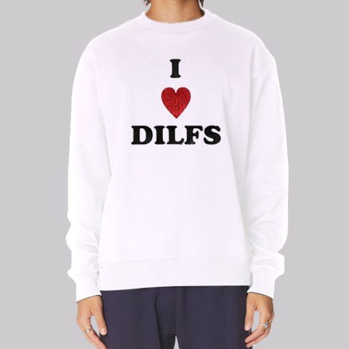 Funny I Heart Dilfs Hoodie