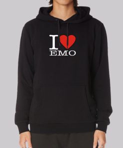Funny I Heart Emo Hoodie