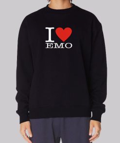 Funny I Heart Emo Hoodie