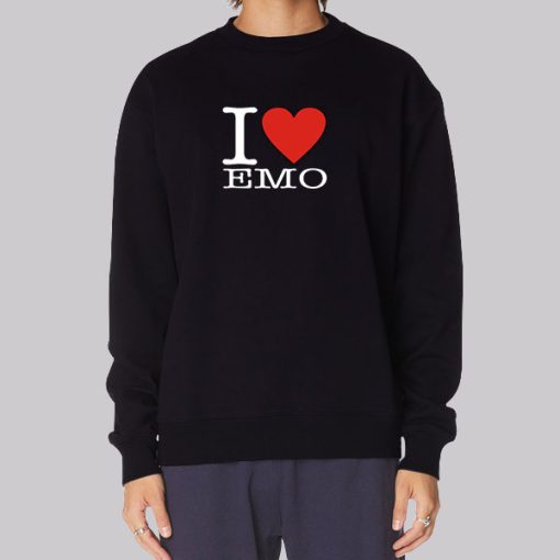 Funny I Heart Emo Hoodie