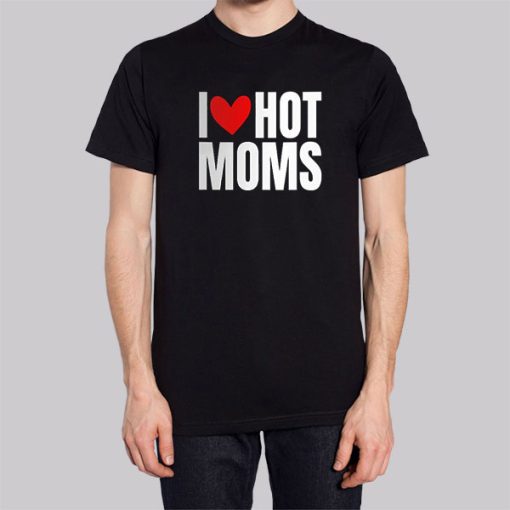 Funny I Heart Hot Moms Hoodie