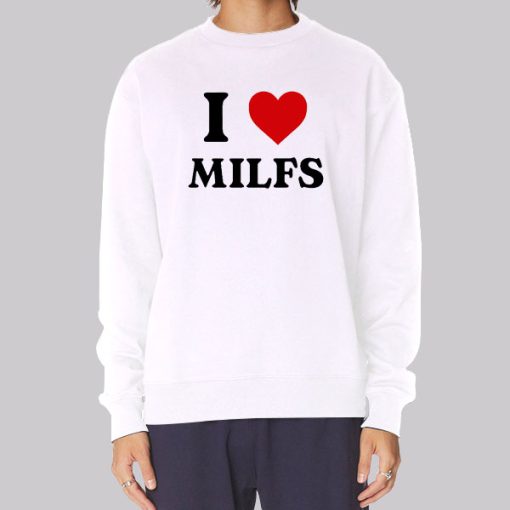 Funny I Heart Milfs Hoodie