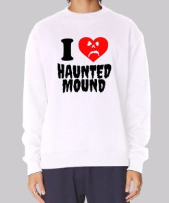 Funny I Love Haunted Mound Hoodie