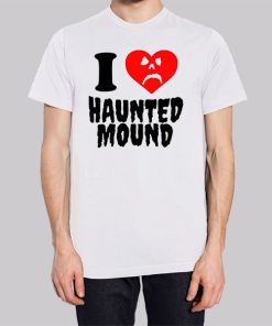 Funny I Love Haunted Mound Hoodie 3