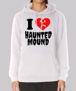 Funny I Love Haunted Mound Hoodie 4