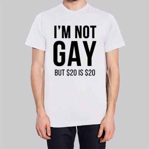 Funny Im Not Gay but $20 Is $20 Hoodie