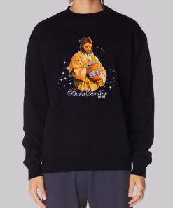 Funny Jesus Born Sender Hoodie