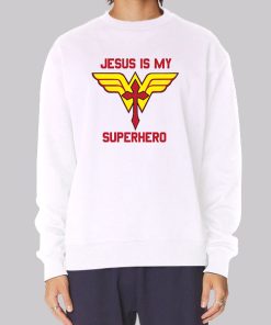 Funny Jesus Is My Superhero Hoodie 1 Funny Jesus Is My Superhero Hoodie 2