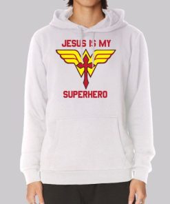 Funny Jesus Is My Superhero Hoodie 3 Funny Jesus Is My Superhero Hoodie 4