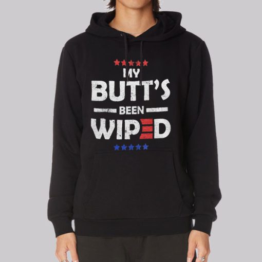 Funny Joe Biden Wipe My Butt Hoodie