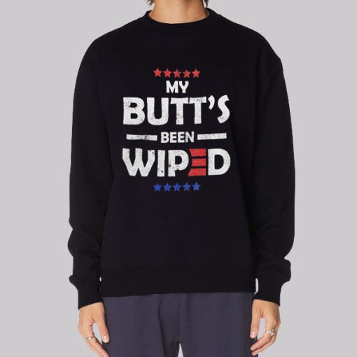 Funny Joe Biden Wipe My Butt Hoodie