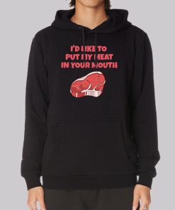 Funny Joke Beef Raw Meat Hoodie Funny Joke Beef Raw Meat Hoodie