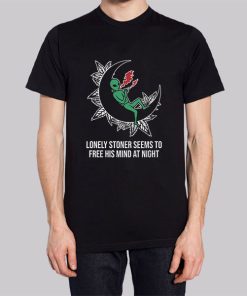 Funny Jokes Alien Lonely Stoner Hoodie 3