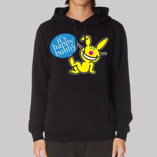 Funny Logo It’s Happy Bunny Hoodie