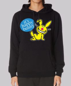 Funny Logo Its Happy Bunny Hoodie 4