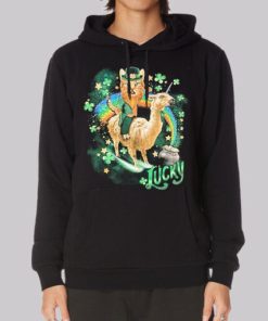 Funny Lucky St Patricks Day Cat Hoodie 4