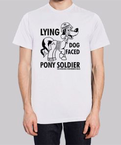 Funny Lying Dog Faced Pony Soldier Hoodie 3