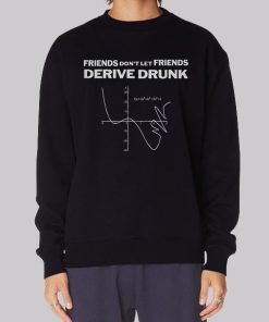 Funny Math Drink and Derive Hoodie