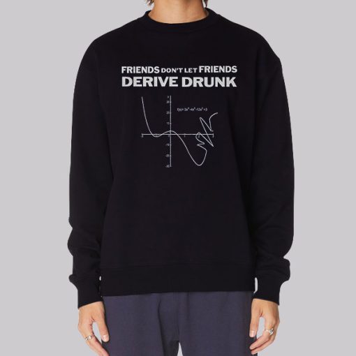 Funny Math Drink and Derive Hoodie