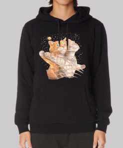 Funny Meme Cats on the Titanic Hoodie 4