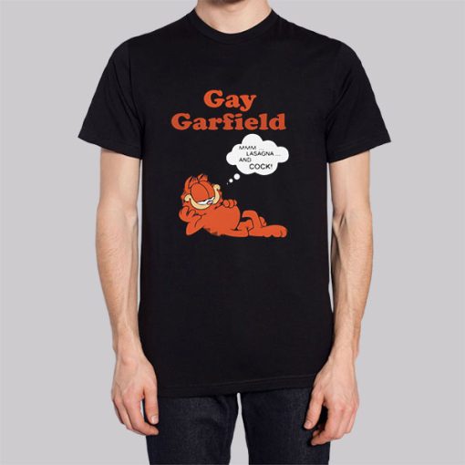 Funny Meme Gay Garfield Hoodie