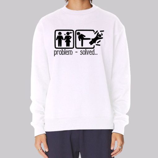 Funny Meme Problem Solved Hoodie