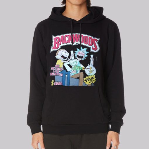 Funny Meme Rick and Morty Backwoods Hoodie