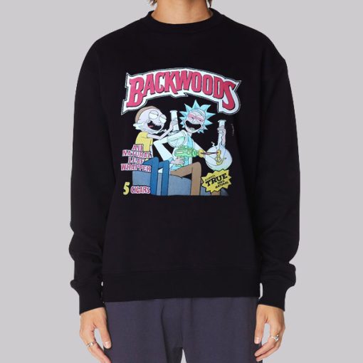 Funny Meme Rick and Morty Backwoods Hoodie