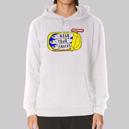 Funny Meme Wear Your Snack Logo Hoodie