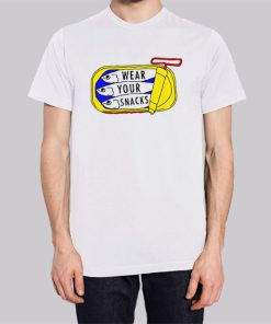 Funny Meme Wear Your Snack Logo Hoodie 3