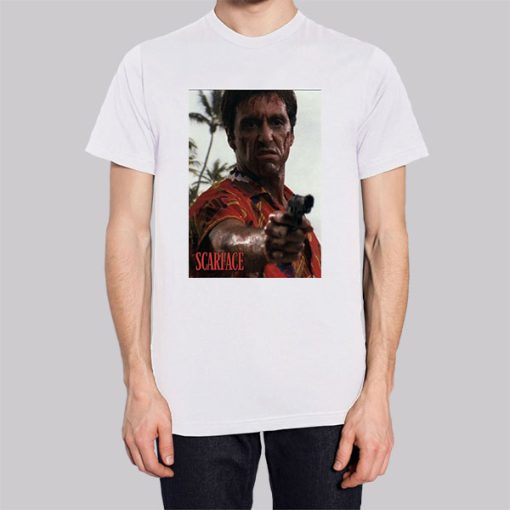 Funny Movies Scarface Hawaiian Hoodie