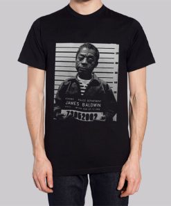 Funny Mugshot James Baldwin Hoodie 3