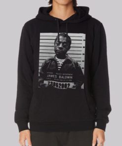 Funny Mugshot James Baldwin Hoodie 4