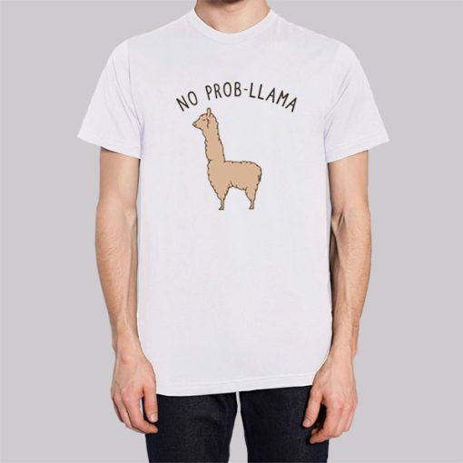 Funny No ProbLlama Llama Hoodie