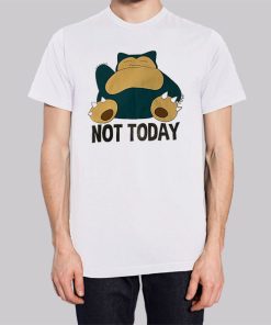 Funny Not Today Snorlax Hoodie 3
