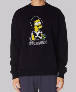 Funny Pablo Escobart Cartoon Hoodie