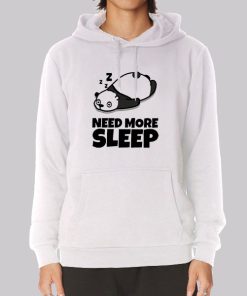 Funny Panda Need More Sleep Hoodie