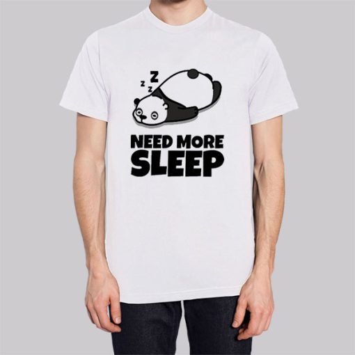 Funny Panda Need More Sleep Hoodie