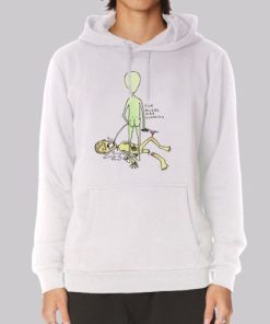 Funny Parody Aliens Are Cumming Hoodie 4