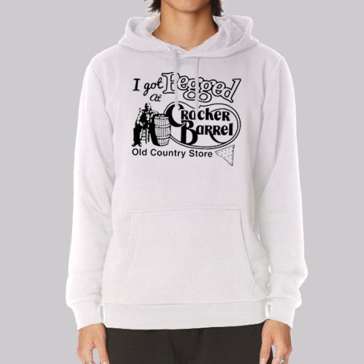 Funny Parody Cracker Barrel Pegged Hoodie