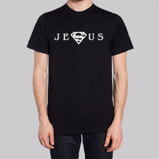 Funny Parody Jesus Superman Hoodie