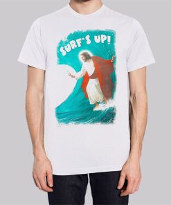 Funny Parody Jesus Surfing Hoodie 2 Funny Parody Jesus Surfing Hoodie 3
