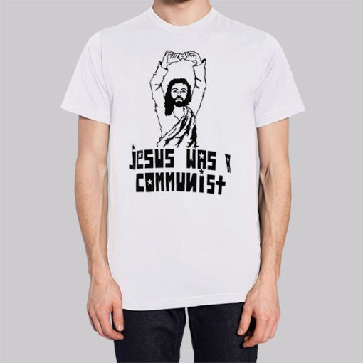 Funny Parody Jesus Was a Communist Hoodie