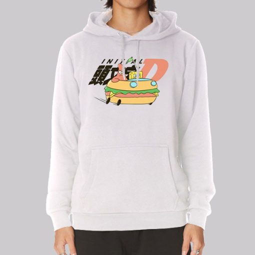 Funny Parody Spongebob Initial D Hoodie