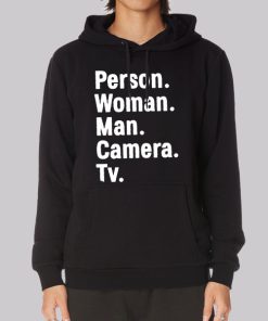Funny Person Woman Man Camera Tv Hoodie