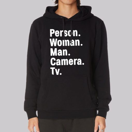 Funny Person Woman Man Camera Tv Hoodie