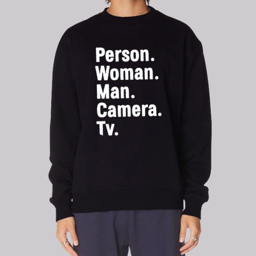 Funny Person Woman Man Camera Tv Hoodie